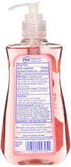 Dial Pomegranate & Tangerine hand soap with foaming pump for easy handwashing.
