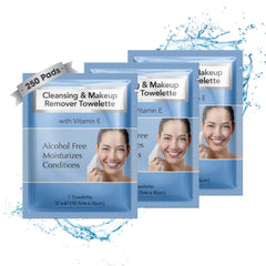 Diamond Wipes makeup remover wipes package front, gentle cleansing with vitamin E.