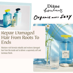 Diane Bonheur Blue Jasmine lather demonstrates rich foam for gentle cleansing.