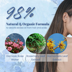 Diane Bonheur spray close-up highlighting rosemary and rose water fragrance for daily refresh