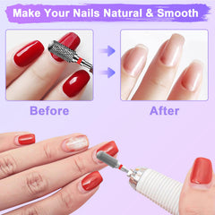 Diesisa nail drill bits with cleaning brush for post-use maintenance