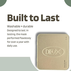 Dieux Forever Eye Mask packaging and eco-friendly care.