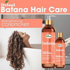 Shiny, smooth hair after using Difeel Batana Conditioner