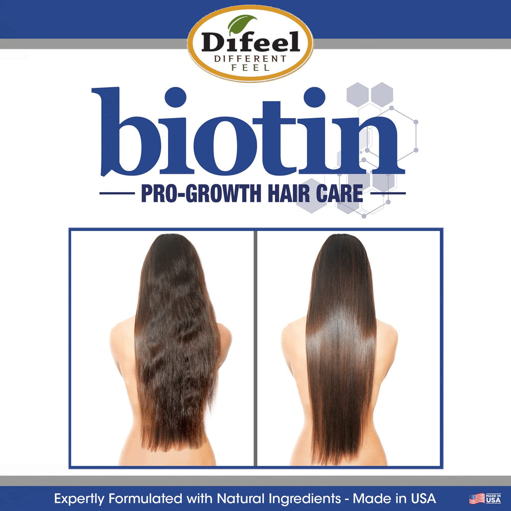 Difeel Elevated Biotin Conditioner being applied to damp hair demonstrates detangling ease.