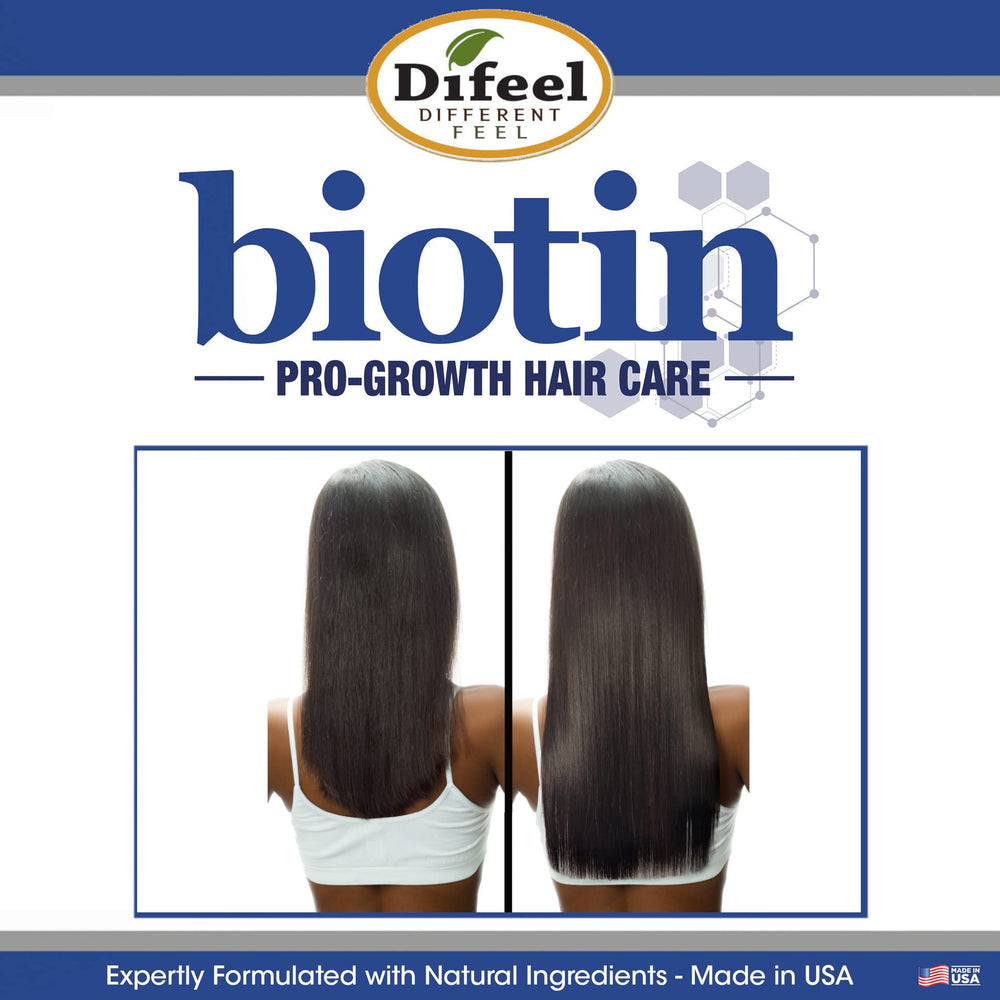 Difeel Biotin Conditioner promotes fuller-looking hair close-up