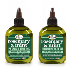 Difeel Rosemary & Mint Hair Oil bottle highlighting premium nourishment.