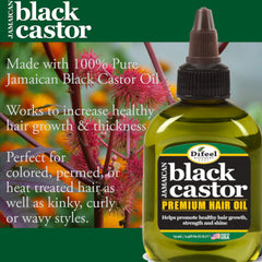 Difeel Superior Growth Hair Oil bottle delivers lightweight leave-in conditioning for natural hair.