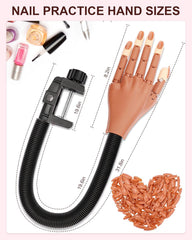 Difenni professional-grade nail hand holds nails while you trim file polish