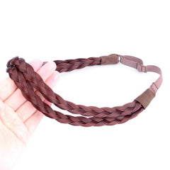 Heat-resistant synthetic fibers in the DIGUAN headband enable versatile styling.