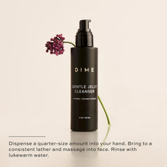 DIME Beauty Cleanser features coconut-derived surfactants and vitamin E for nourishing care.