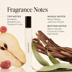 DIME Malibu Night packaging highlights clean ingredients and eco-conscious design.