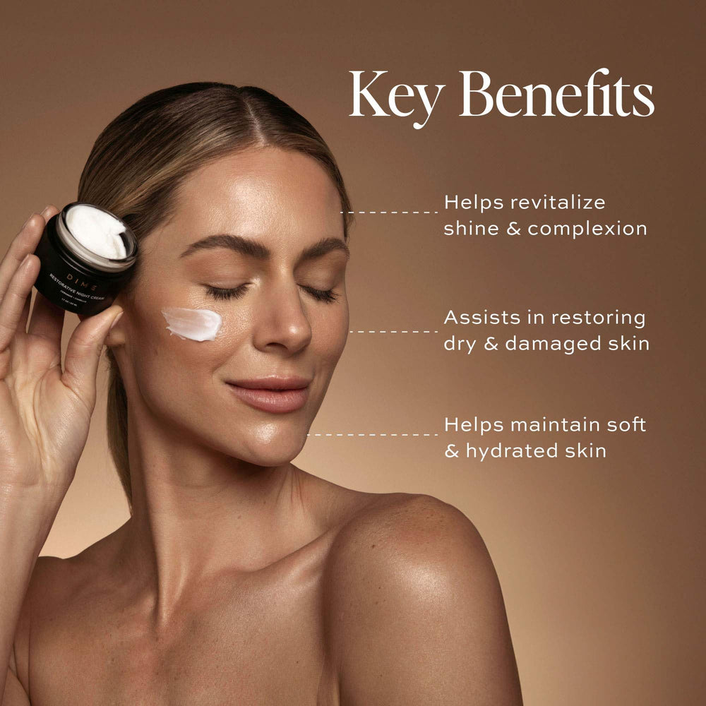 DIME Restorative Night Cream ingredients sea buckthorn moisturizing boost