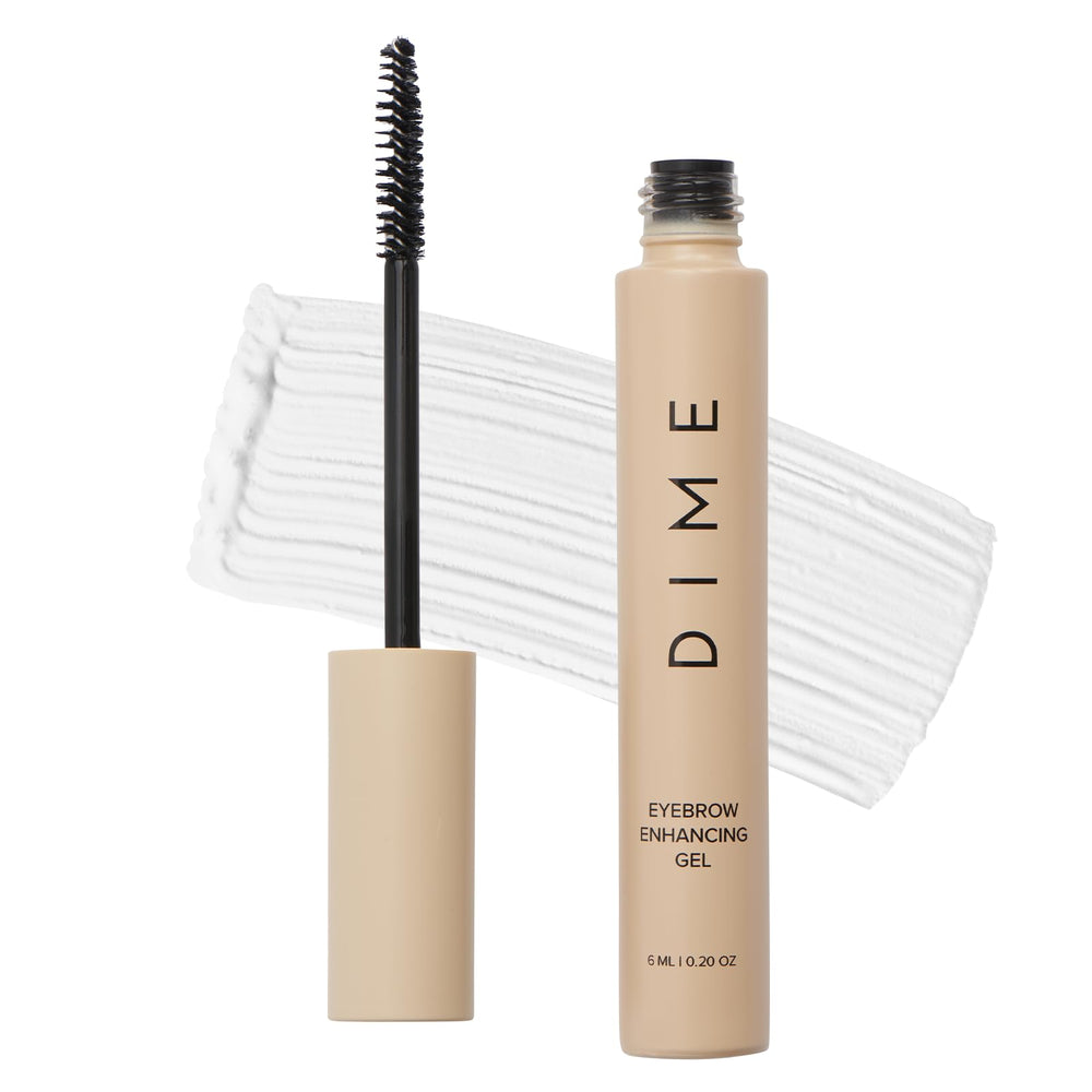 DIME Eyebrow Enhancing Gel brow lift shows fuller-looking brows with a natural finish.