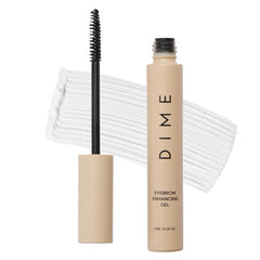DIME Eyebrow Enhancing Gel brow lift shows fuller-looking brows with a natural finish.