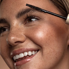 DIME Eyebrow Enhancing Gel offers non-sticky, flexible hold for natural shape.