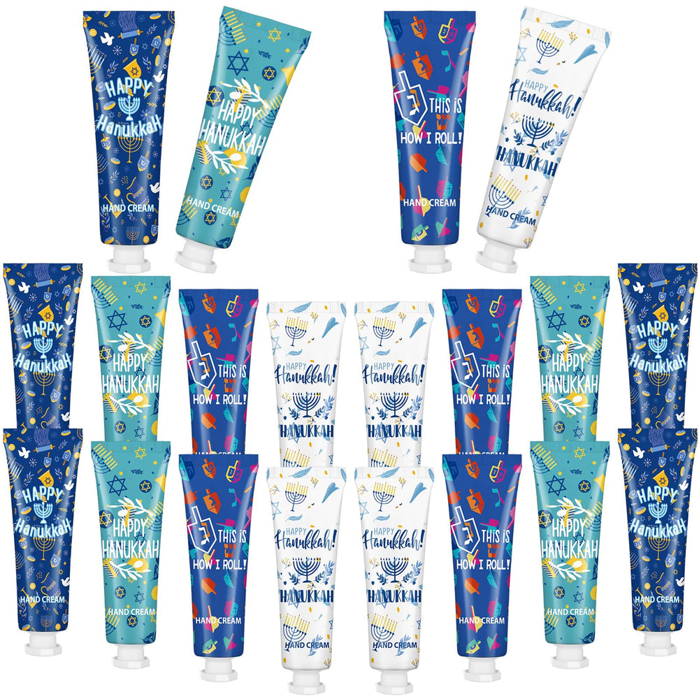 Dimsile 20-pcs Jewish-themed hand cream set, ideal for gifting at celebrations.