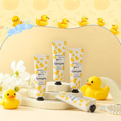 Dimsile hand cream texture showing quick-absorbing, non-greasy formula