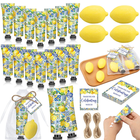 Dimsile lemon hand cream, gentle skin care for guests at celebrations.