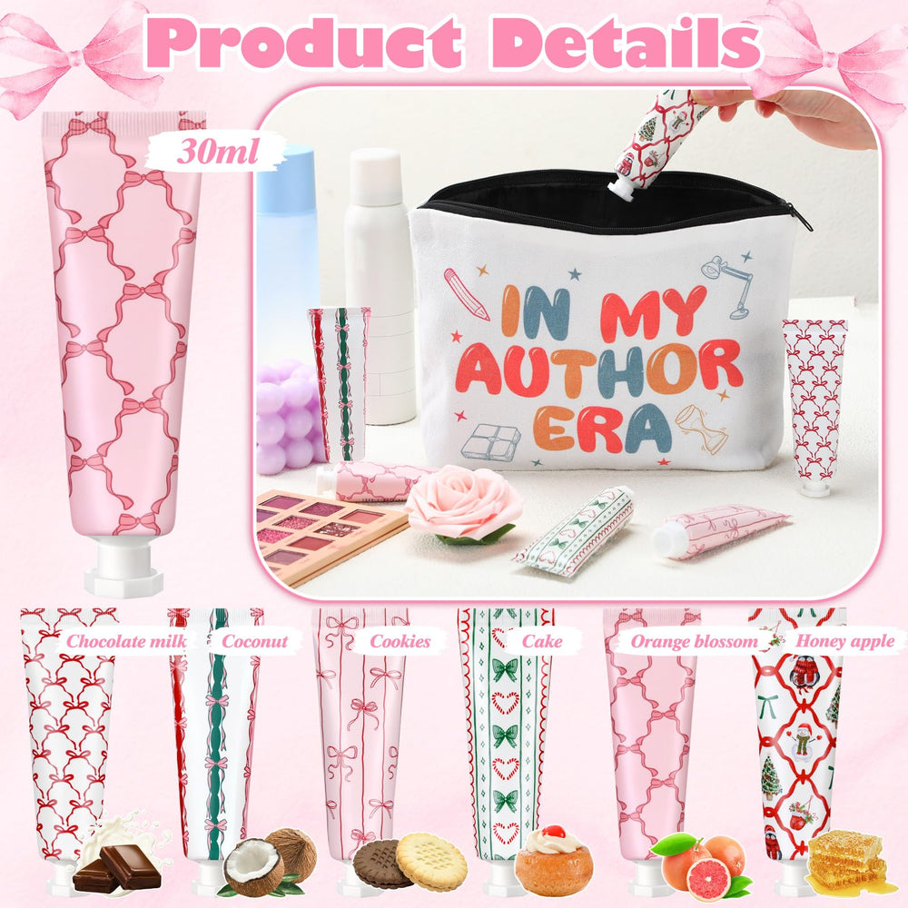 Dimsile pink bow hand cream 30ml compact for on-the-go care.