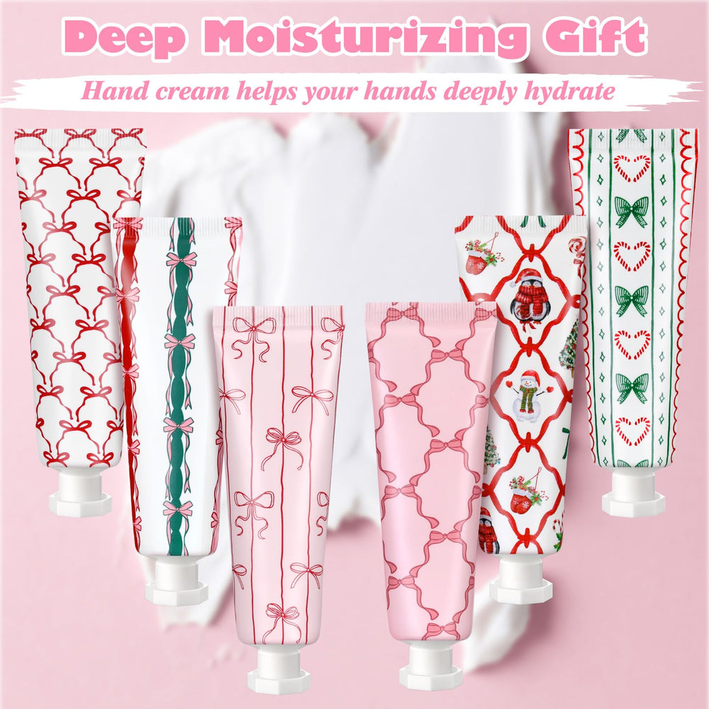 Dimsile Pink Bow Hand Cream six-scent collection for versatile hand care.