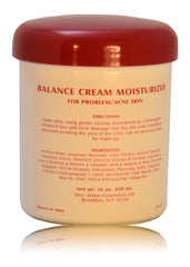 Dinur Cosmetics Balance Cream bottle for oil-control hydration and clear-looking skin.