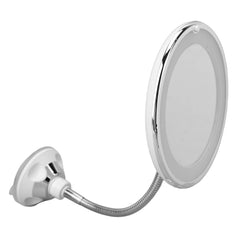 Dioche 10X magnifying makeup mirror with LED light for precise makeup application