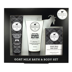 Dionis cedarwood and sea salt bath and body 3pc gift set for grooming