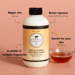 Dionis cruelty-free and dermatologist-tested formula suggests mild cleansing without harsh additives.