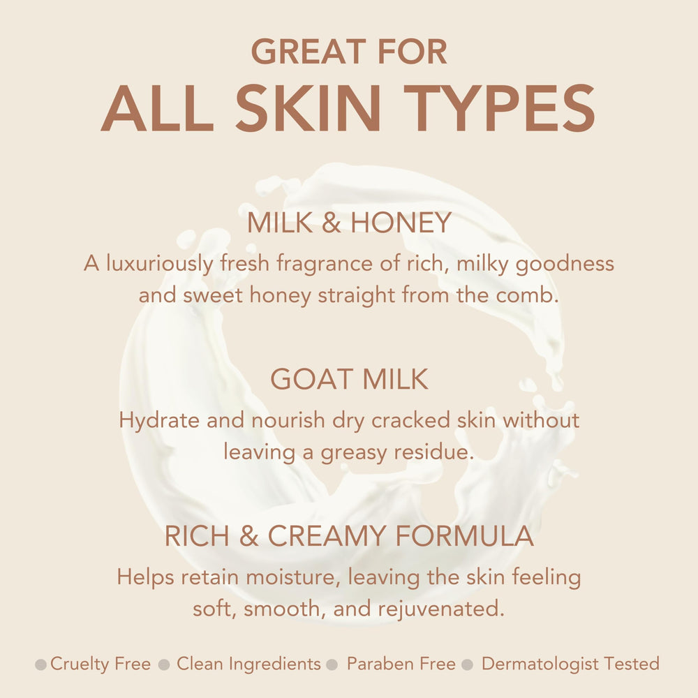 Dionis Goat Milk Hand Cream Application On Hands demonstrates easy smoothing