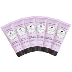Dionis Goat Milk Hand Cream Lavender Blossom bottle delivers deep hydration.