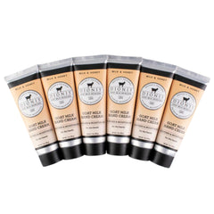 Dionis Goat Milk Hand Cream Milk and Honey 1oz Pack 6 in box for daily moisture