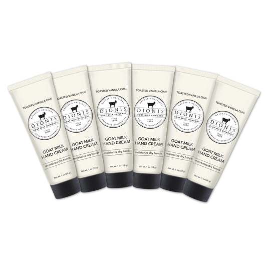 Dionis Goat Milk Hand Cream Vanilla Chai 1oz tube for daily hydration