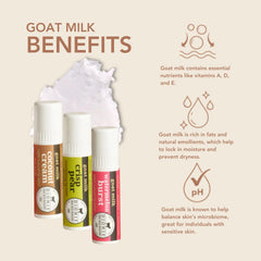 Dionis Goat Milk Lip Balm Coconut Cream flavor for smooth, lasting moisture