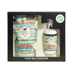 Dionis Goat Milk Lotion Lavender Blossom bottle; hydrating daily use.