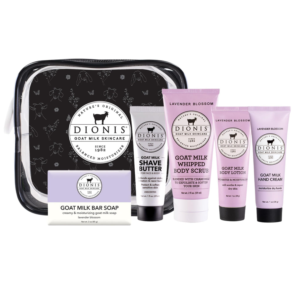 Dionis Lavender Blossom Goat Milk Bar Soap for gentle cleansing