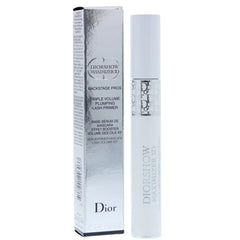 Dior Diorshow Maximizer 3D Primer on lashes enhances curl, color, and wear.