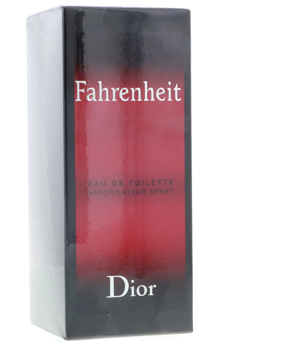 Close-up of Dior Fahrenheit spray bottle cap showing easy application and long-lasting impression.