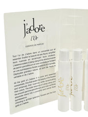 Dior J'adore L'Or mini scent collection shown in a travel-friendly display