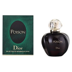 Dior Poison packaging display highlighting French craftsmanship and premium presentation.