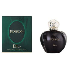 Dior Poison perfume on shelf ideal for romantic evenings and nights out.