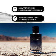 Dior Sauvage mini EDT travel case setup, perfect for on-the-go fragrance.