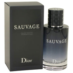 Dior Sauvage Parfum Spray 2 oz angled view shows tall bottle silhouette for refined style
