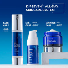 DIPSEVEN gentle formula protects skin barrier during shaving