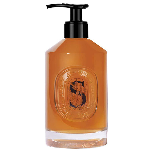 Diptyque Savon Liquid Softening Hand Wash bottle with lavender and rosemary notes for gentle cleansing