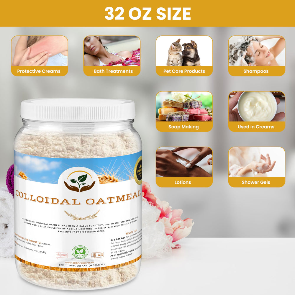 Product dispensed into bathwater from scoop demonstrates easy use.