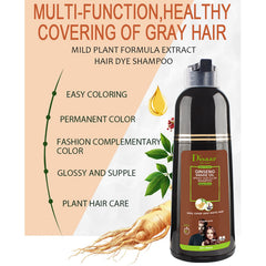 DISAAR Beauty Speedy Hair Color Shampoo easy three-step application shown on wet hair
