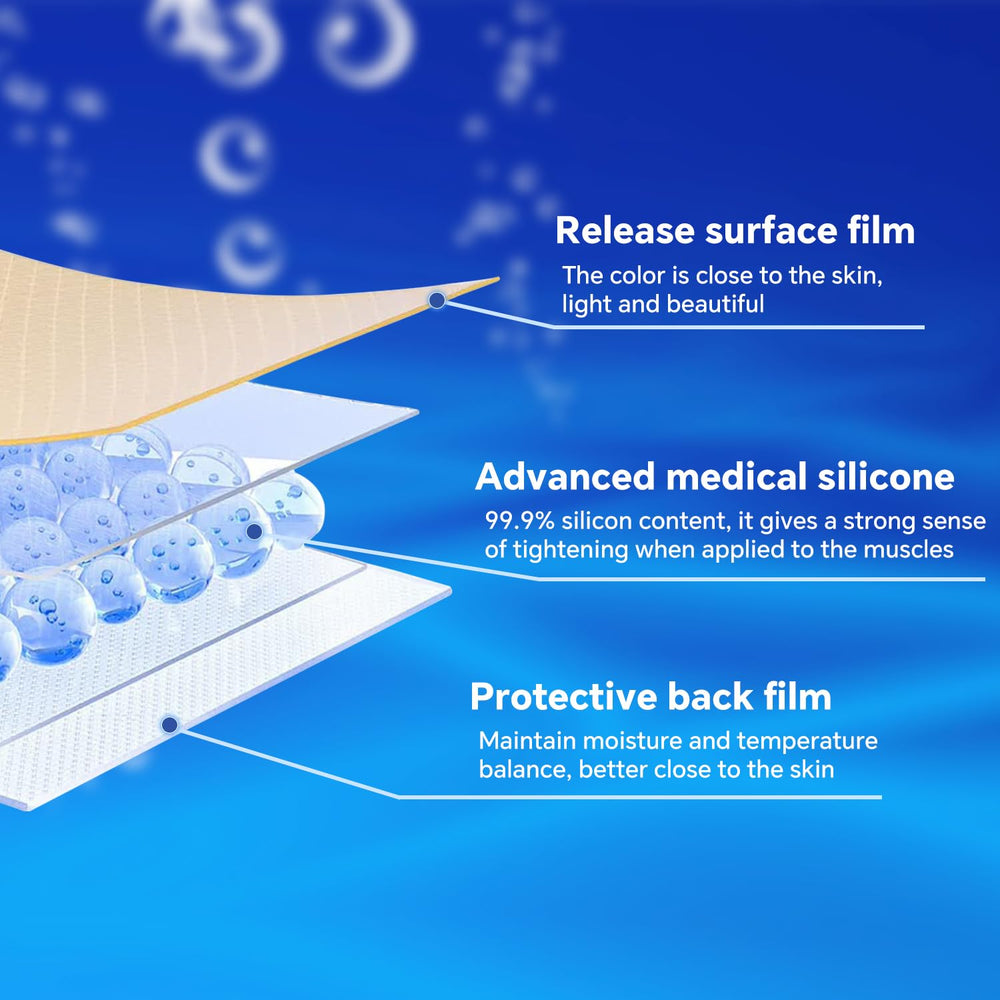Discoliner diamond-pattern adhesion scar tape ensures secure hold and residue-free removal.