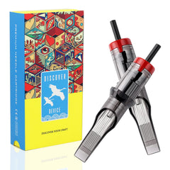 DISCOVER DEVICE tattoo needle cartridges 20pc pack for reliable performance during sessions