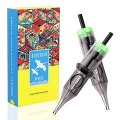 DISCOVER DEVICE round shader cartridge for precise shading in action.