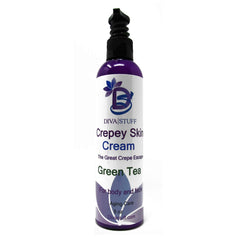 Diva Stuff crepey-skin-cream jar with logo signals premium, USA-made skincare.